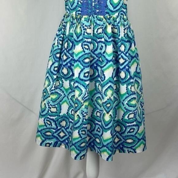 Vineyard Vines 100% Cotton Floral Lace Cottage Feminine Dress NWOT Size 0 - Picture 4 of 12